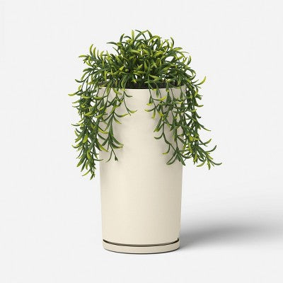 Recycled Resin Indoor Outdoor Planter 12"x21" Tan - Room Essentials