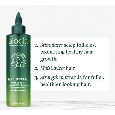Alodia Nourish and Grow Healthy Hair and Scalp Oil - 8.5 fl oz