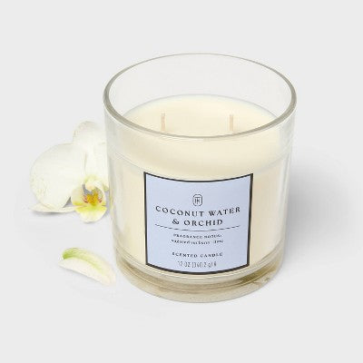 2 Wick Boxed Coconut Water and Orchid Candle - Threshold
