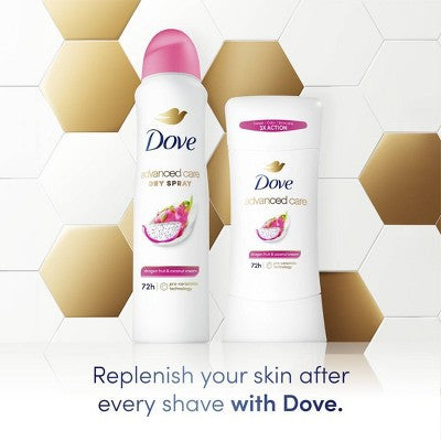 Dove Beauty Advanced Care 72-Hour Dry Spray Deodorant Dragon Fruit and Coconut Cream - 3.8oz