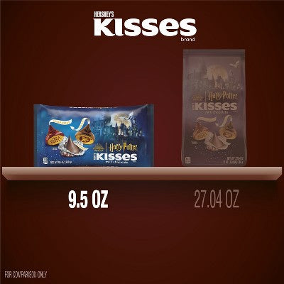 HERSHEY'S Kisses Milk Chocolate Harry Potter Halloween Candy - 9.5oz