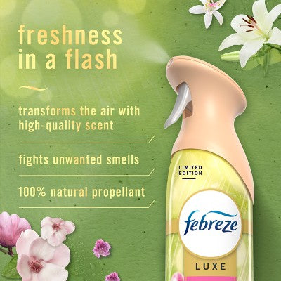 Febreze Luxe Air Mist - Morning Spring Showers - 8.8oz