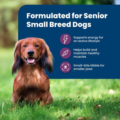 Blue Buffalo Life Protection Formula Natural Senior Small Breed Dry Dog Food with Chicken and Brown Rice - 5lbs