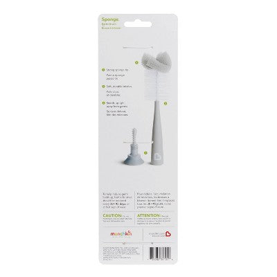 Munchkin Sponge Bottle Brush - Gray