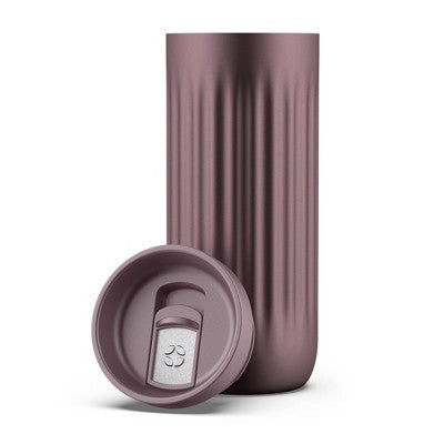 Ello 16oz Stainless Steel Travel Mug Mocha Metallic