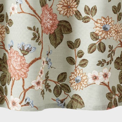 Traditonal Toile Garden Floral Shower Curtain - Threshold