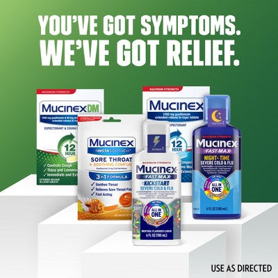 Mucinex Fast Max Cough Congestion Relief Liquid - 6 fl oz