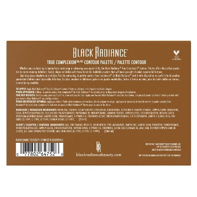 Black Radiance True Complexion Contour Palette - Dark to Deep - 0.38oz