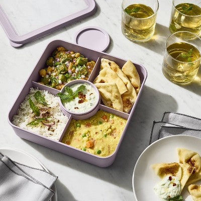 Large Snack Bento Food Storage Container Lavender - Figmint