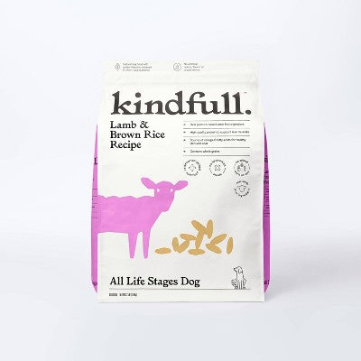 Lamb & Brown Rice Recipe Dry Dog Food - 23lbs - Kindfull (LOCAL PICKUP ONLY)