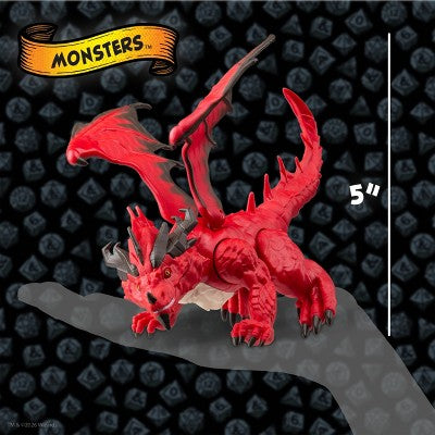 Dungeons & Dragons Questers Gold Dragon Buildable Figure with Molten Metallic Gold Finish