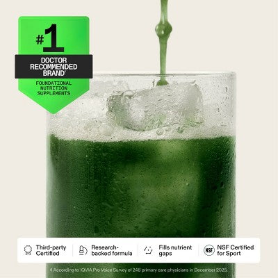 AG1 Daily Foundational Multivitamin Greens Powder - 14ct