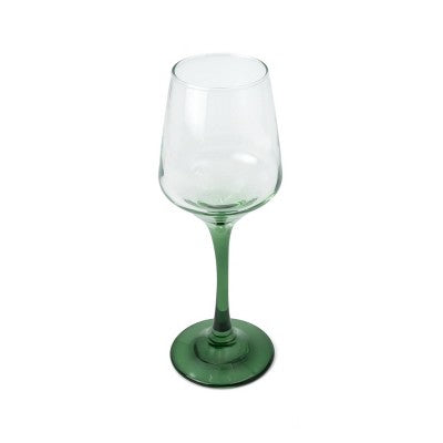 8.55 fl oz Wine Glasses Green - Bullseye's Playground