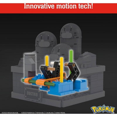 MEGA Pokemon Mini Motion Dugtrio Building Toy Kit - 343pc