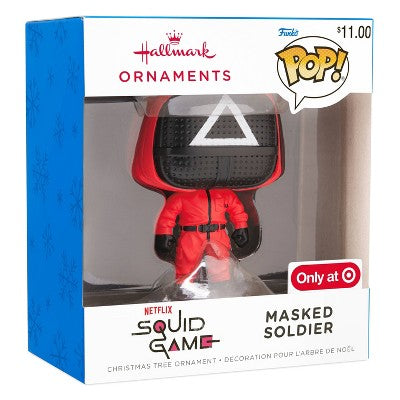 Hallmark Funko POP! Squid Games Pink Soldier Christmas Tree Ornament: Netflix Series Collectible