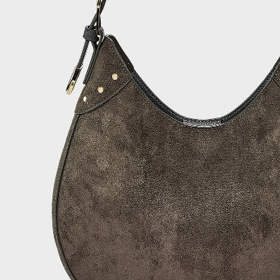 Curved Shoulder Bag - Universal Thread Gray