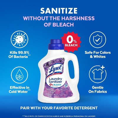 Lysol Laundry Sanitizer Lavender - 90 fl oz