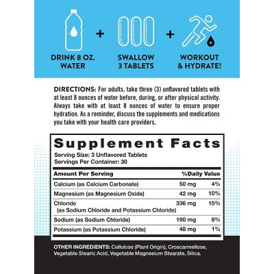 Nature's Truth Electrolyte Tablets | No Sugar | 90 Count