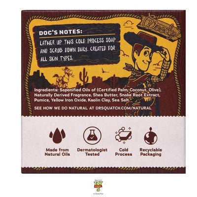 DR. SQUATCH Men's All Natural Bar Soap - Howdy Hero - 5oz