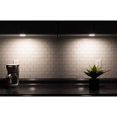 Energizer LED Magnet Mount Stick Light Push Button: Magnetic Dimmable Cabinet Lamp, Battery-Powered, 40 Lumens