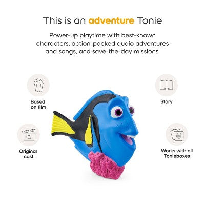 tonies Disney Pixar Finding Dory Tonie Figurine: Language Skills & Creative Thinking Storybook *ADD 3 TO YOUR CART & 1 IS FREE!*