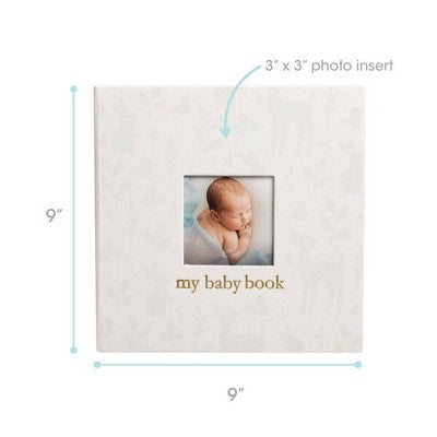 Pearhead Square Baby Memory Book - Woodland Print: Hardcover Family Relationships Book