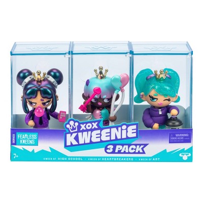 XOX Kweenie Fearless - 3pk: Mini Figures with Collector's Guide