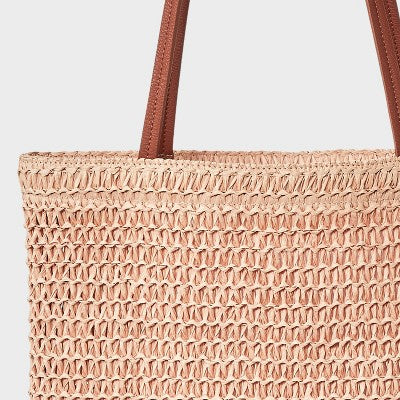 Crochet Tote Handbag - Universal Thread White/Red/Blue (LOCAL PICKUP ONLY)