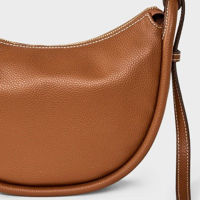Bumper Crescent Shoulder Bag - A New Day Brown