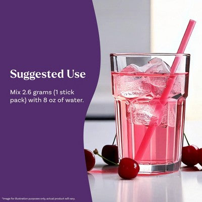 Natrol Sleep & Restore Calming Drink Mix for Restorative Sleep with Magnesium, GABA - Cherry - 10ct: With Chamomile