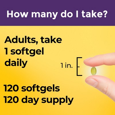 Nature Made Biotin 1000 mcg Softgels - 120ct: Gluten-Free, No Artificial Flavors, Colors or Preservatives