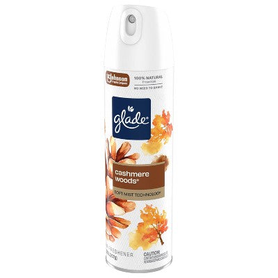 Glade Aerosol Air Fresheners - Cashmere Woods - 7.3oz