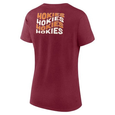 NCAA Virginia Tech Hokies Women's Bi-Blend Crew T-Shirt - XL