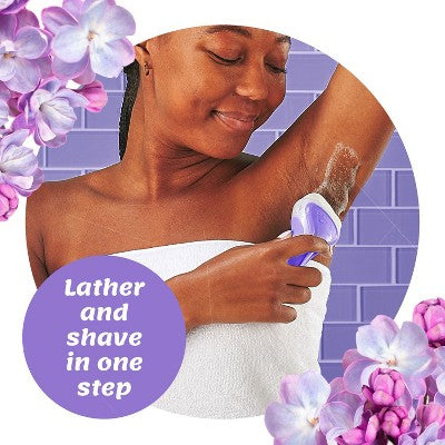 Intuition Women's 4 Blades Reusable Captivating Razor Kit - 3ct