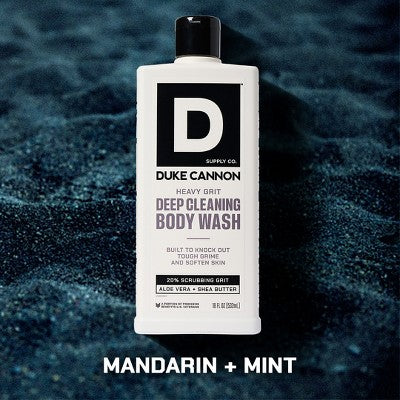 Duke Cannon Supply Co. Heavy Grit Deep Cleaning Men's Body Wash - 18 fl oz