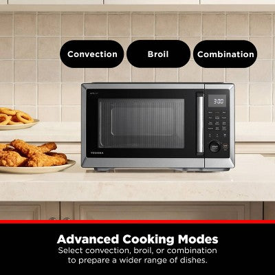 Toshiba 1.0 cu ft Top Airfry Mulitifunctional Countertop Microwave (LOCAL PICKUP ONLY)