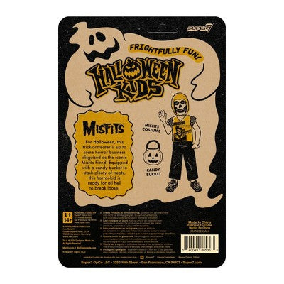 Super 7 ReAction Halloween Kids Misfits The Fiend Costume Action Figure