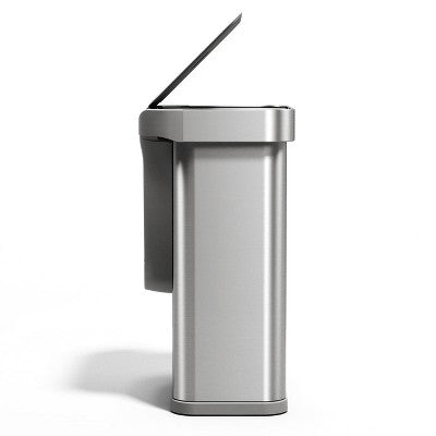 simplehuman 58L Rectangular Liner Rim Voice + Motion Sensor Kitchen Trash Can Stainless Steel: Touchless, Fingerprint-Resistant, Indoor Use (LOCAL PICKUP ONLY)