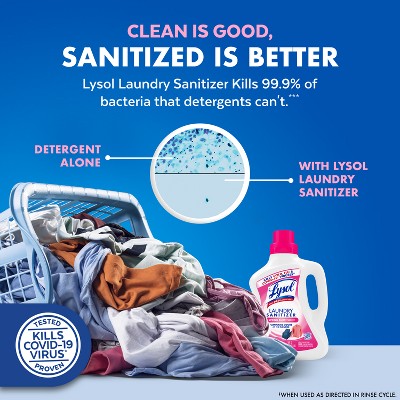 Lysol Spring Burst Liquid Laundry Sanitizers - 90oz