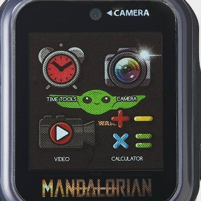 Boys' Mandalorian Light Up Interactive Smartwatch - Black/Green