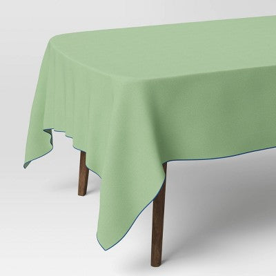 104"x60" Tablecloth Green - Room Essentials