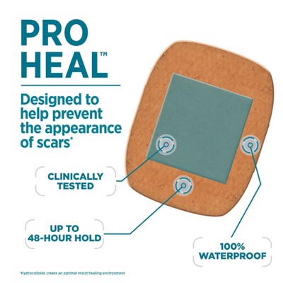 Band-Aid Brand Pro Heal Bandages + Hydrocolloid Pads - Extra Large - 5 ct