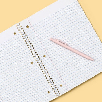 Otter Wide Rule 7.5"x10.5" Spiral Paper Notebook Blue - up&up