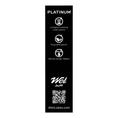 Wet Platinum Pure Silicone Lubricant - 6.1oz
