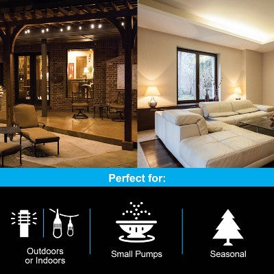 GE My Touch Smart Simple Set Digital Timer Outdoor 1 Grounded Outlet 2 Setting Trigger Plug Black: Light Timer Plug for Outdoor Use