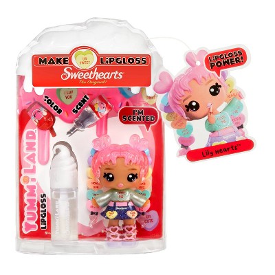 YummiLand 4'' Lily Hearts Lip Gloss Doll