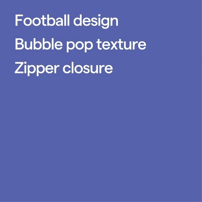 Bubble Pop Pencil Pouch Football - up&up