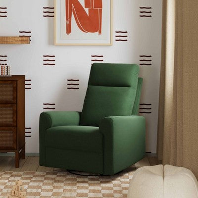 DaVinci Erin Press-Back Recliner and Swivel Glider - Pine Green (LOCAL PICKUP ONLY)