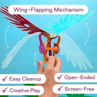 Clixo Jungle Birds Magnetic Building Set: 24 Pieces for Creative Thinking & Creativity