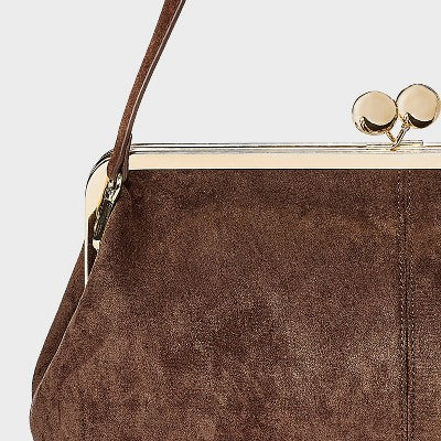 Kiss Lock Clutch Bag - A New Day Brown